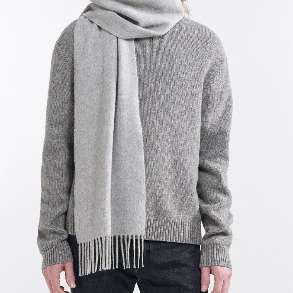 CASHMERE BLEND SCARF - Picture 3 of 4